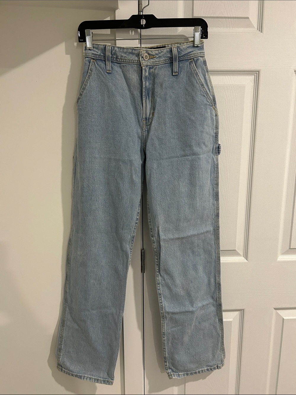 Hollister Light Blue Ultra High-Rise Dad Jean Vintage Stretch Women's Jeans